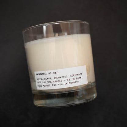 No. 067: Lemon, Calamansi, Coriander