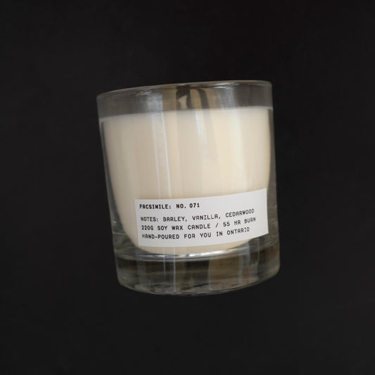 No. 071: Barley, Vanilla, Cedarwood