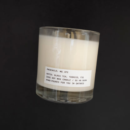 No. 072: Black Tea, Tobacco, Fig