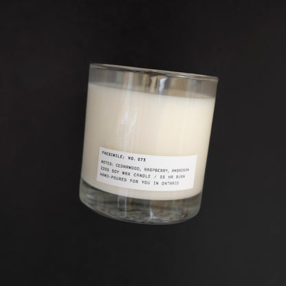 No. 073: Cedarwood, Raspberry, Ambroxan