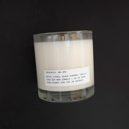 No. 075: Lychee, Black Currant, Vanilla