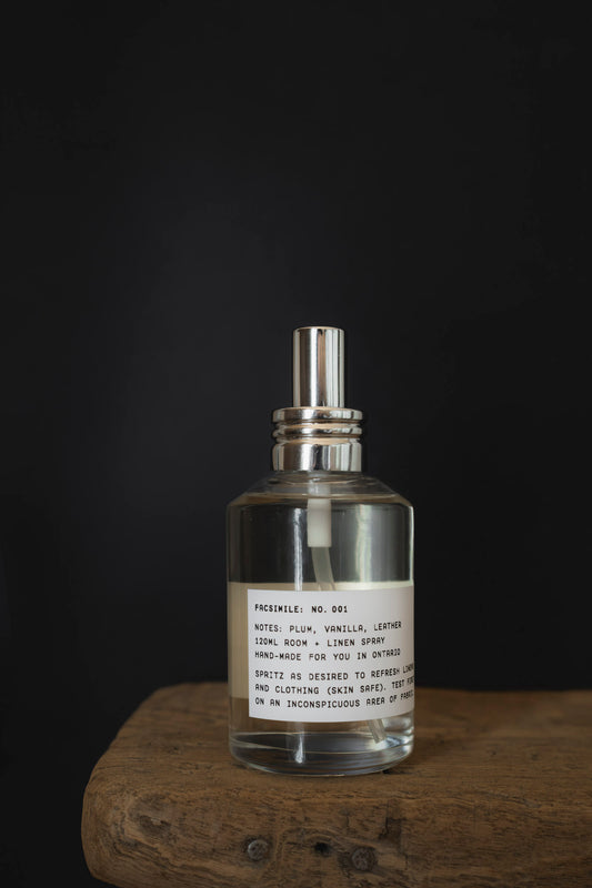 No. 001: Plum, Vanilla, Leather [Room & Linen Spray]